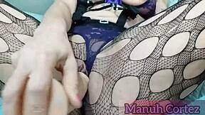 Light cigarette cum with smoking fetish sensuality