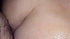 Mom bathes with partner in the shower