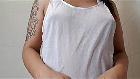 I Am Soaking My White Clothes In The Shower