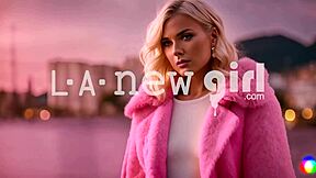 Asian blonde milf turns slut at photoshoot, assfucked and swallows cum with teen lesbian! Oh yes!