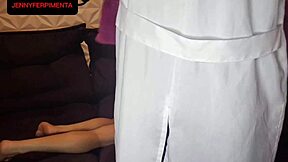 Wife Bent Over for Horny Masseur's Doggy Fuck!