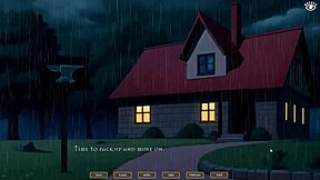 Tomboy Masturbates in Hentai Game!