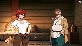 Tomboy Masturbates in Hentai Game!