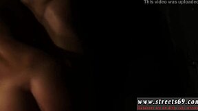 Outdoor Babe Endures Hardcore Rough Treatment, Petite and Tattooed