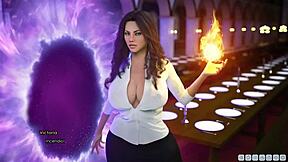 Can this amateur anal teen handle the big tits milf's big ass?