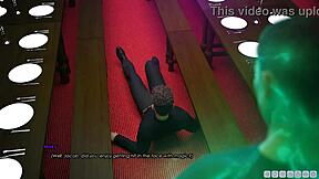 Can this amateur anal teen handle the big tits milf's big ass?