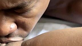 She says, 'Eat my pussy, amateur couple.'