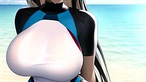 i love watching cute girls stripping on the beach with big tits and ass