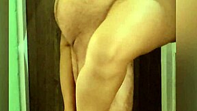 My dad's best friend visits, but he's not home, so I take his huge cock instead