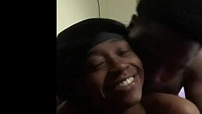 Petite Ebony Whore Takes Big Black Cock In Doggystyle And Swallows Cum