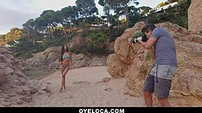 Teamskeet - Horny Latina Teen Sneak And Rides Her Roommate Boyfriend's Big Chorizo Meat