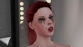 First Love Turns into First Cheating with a Petite Redhead and Monster Action