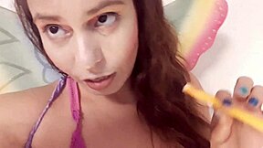 ginger paris sexy talking dirty in fairy lingerie