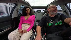 aycha martinelly, linda mulata, pelada nas ruas, showin off her juicy curves n curly hair