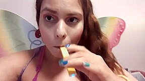 ginger paris sexy talking dirty in fairy lingerie