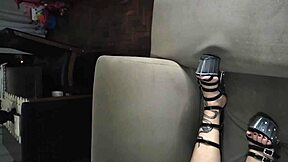 Amateur Couple Has Sex With Brunette Blowjob And Handjob