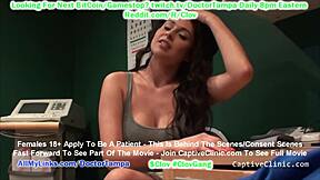 clov busty latina jasmine mendez taken by sex slave trader for pre-sale health exam from doctor tampa at captivecliniccom