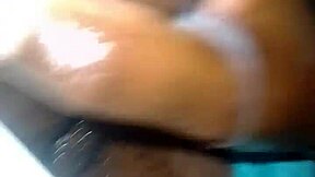 Wow, ebony handjob turns into sensual doggystyle!