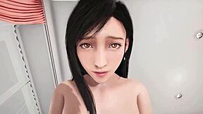 Hot Tifa Lockhart Gets Pounded in Bed, Wanna Watch?