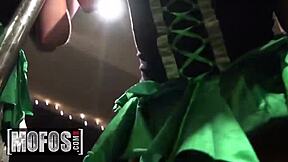 Fuck me, I'm Irish, ashlynn leigh says at dorm orgy.