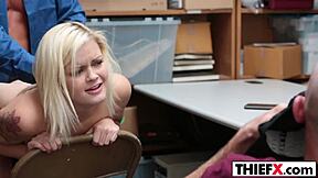 man, this hot teen thief totally sucks at stealing!