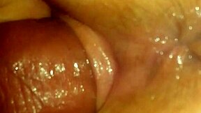 real couple does epic slip and stretch with huge cock on redhead pussy