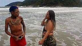 Discovering Passion With Famous Toy On The Beach