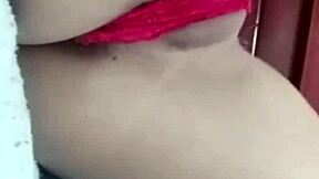 Teen shows pussy and tits on live Facebook