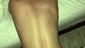 white girl with amazing ass rides reverse cowgirl, gets bareback doggystyle, huge cumshot on ass