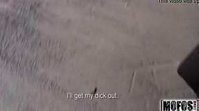 seducing the stranded teen 18+ anna, petite and skinny. she gets wet pussy and cum in tight seduction 😏