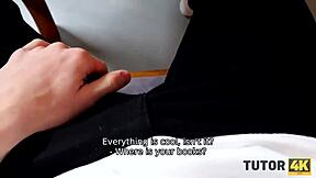 Tutor has affair with handsome guy due to sex need