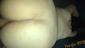 latina milf's big ass rides bareback hard