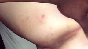 Young Teen Receives Backshots from Huge Black Cock, Ending in a Hot Creampie