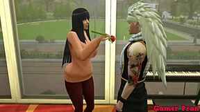 雏田被奥比托诱惑并猛插！