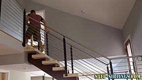 teenage stepsister sucks cock in shower for facial