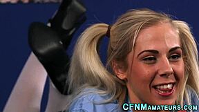 Blonde amateur, how does this cock taste in your mouth?