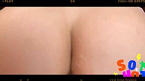 Young Girl Bent Over for Deep Homemade Vaginal Action