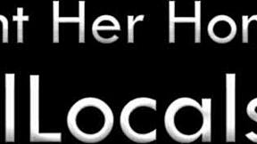 Sexy blonde having sex in a hotel room with her partner