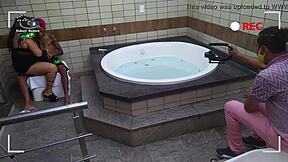 experienced milf blows young guy's big cock