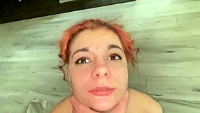 Rough fucking of redhead slut for debts in POV