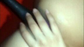 27 year old woman enjoys relaxing massage and plays with her ass in homemade video.