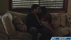 Cute Black Girl Enjoys Sensual Sex with Tender Riding and Sweet Blowjob Moments.