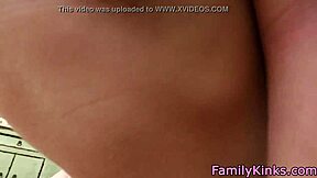 real stepsister gets slammed hard on all fours in pov