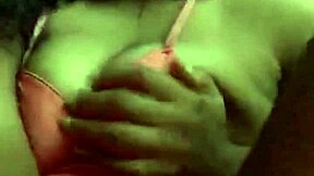 beautiful brunette girl in a casual setting, perhaps at home or outdoors