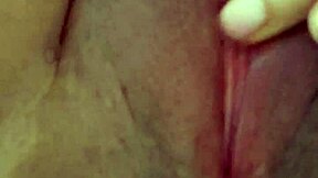 indian babe rubs her slutty shaved cunt before work, oh wow!