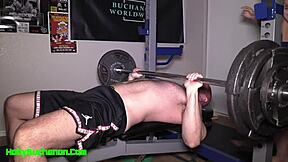 Big tits Latina teen gets pussy wrecked at gym