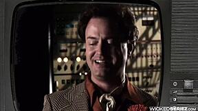 Kristina Rose bent over for fingering and cumshot