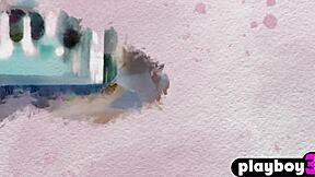 check out petite latin milf calypso muse flaunting her stunning curves for playboy!