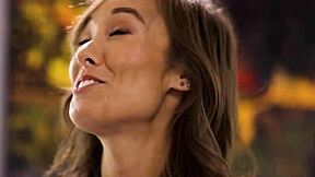 horny asian milf teaches stepbae to squirt with fingering