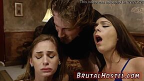 Grey dress sluts Sydney Cole and Olivia Lua dominated hard